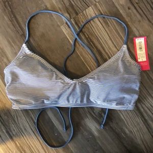 NWT! Striped swim top!